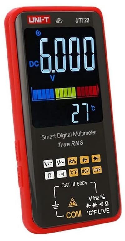 Slimme Digitale Multimeter True RMS Spanning Frequentie NCV Live Auto Range 6199 Teller