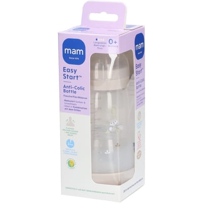 MAM Babyflasche Easy Start Anti-Colic 260 ml, Beige 1 Babyfles