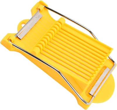 Snijder voor Kaas en Vleeswaren - Snijapparaat Keuken - Voedsel Voorbereiden - Verstelbare Dikte - 12.5 x 22 cm - Geel