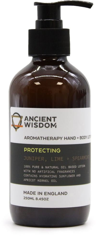 Natuurlijke Hand & Bodylotion - Jeneverbes, Limoen & Groene Munt - 250ml