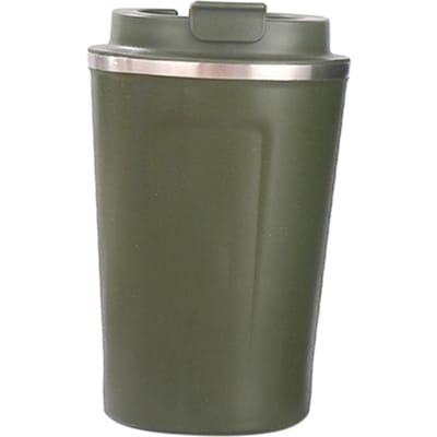 Geïsoleerde Beker 304 Roestvrij Staal Binnenzijde Veiligheidssluiting Grote Capaciteit Draagbare Geïsoleerde Koffiebeker met Deksel voor Kantoor groen