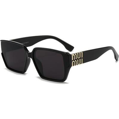 Nieuwe Luxe MM Glamour Zonnebrillen Voor Mannen En Vrouwen Stijlvolle Klassieke Merkbrillen Unisex Designer Vierkante Monturen UV400