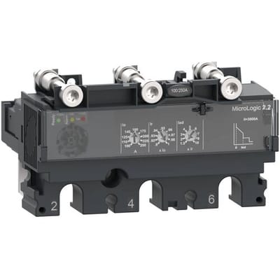 Schneider Electric Current relay MicroLogic 2.2 for ComPacT NSX 100/160/250 circuit breakers electronic rated current 100A