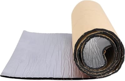 Radiatorfolie Isolatie - Zelfklevend Aluminium - Warmte Besparen - Dubbele Laag Schuim - 1 x 8 Meter - Zwart