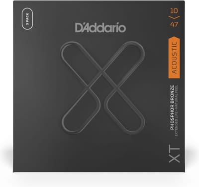 D'Addario XTAPB1047-3P XT 10-47 - Akoestische gitaarsnaren