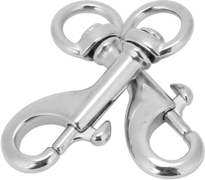 Allecto - Duik Karabijnhaak - Heavy Duty Clip - Roestvrijstaal