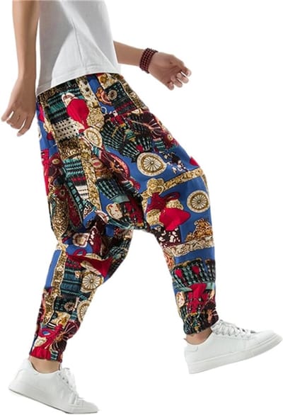 Heren Joggingbroek Casual Katoen Linnen Jogger met Elastische Taille en Zakken