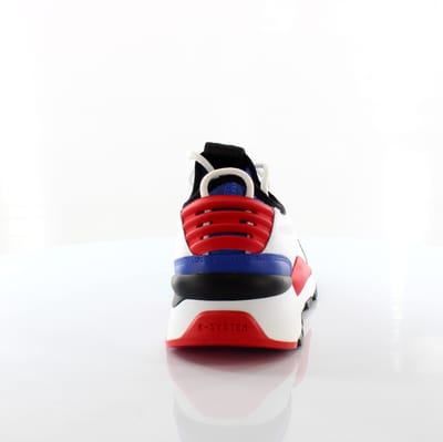 Puma RS-0 Sound Lace Up Wit Heren Trainers Hardloopschoenen Slip On Schoenen 366890 01