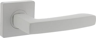 Intersteel Deurkruk Minos op vierkante rozet 55x55x10 mm wit