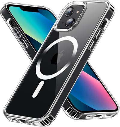 Backcover geschikt voor: iPhone 14 Plus - Compatibel met Magsafe - Magnetisch Hoesje - Magsafe Case - Doorzichtig