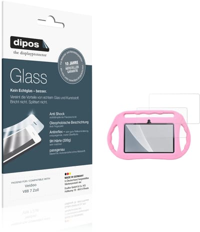 dipos – 2x Matte Pantserfolie geschikt voor Veidoo V88 7 Inch | 9H Screenprotector