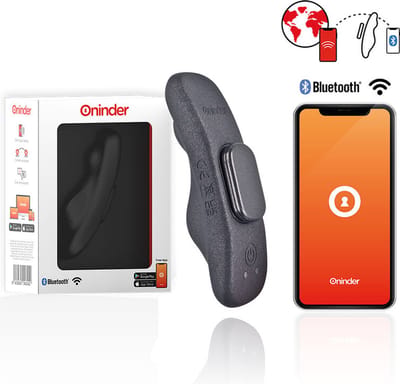 ONINDER - MANILA PANTY RECHARGEABLE VIBRATOR 9 SPEED 9.6 CM X 2.6 CM - FREE APP | VIBRATOR | VIBRATOR VOOR VROUW | SEKSSPEELTJES VOOR KOPPELS | SEKSSPEELTJES VOOR VROUW