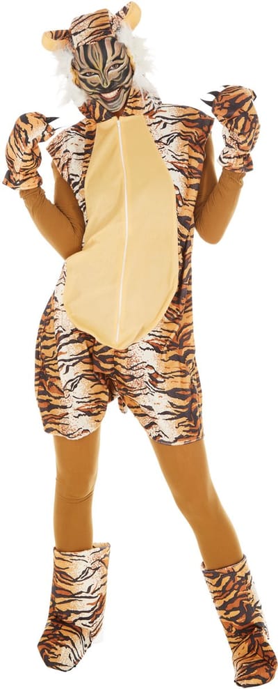 dressforfun - Kostuum tijger M - verkleedkleding kostuum halloween verkleden feestkleding carnavalskleding carnaval feestkledij partykleding - 300863