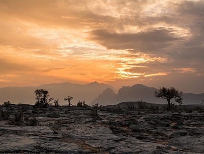 Poster Oman View - 50x70 cm - Natuur Poster - WALLLL