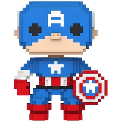 Marvel POP! 8-Bit Captain America – Retro Coolness in Vinylvorm!
