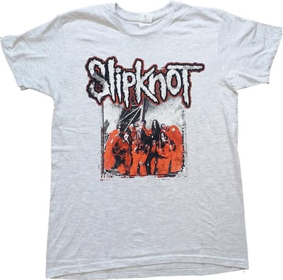 Slipknot - Self Titled Heren Tshirt - S - Grijs