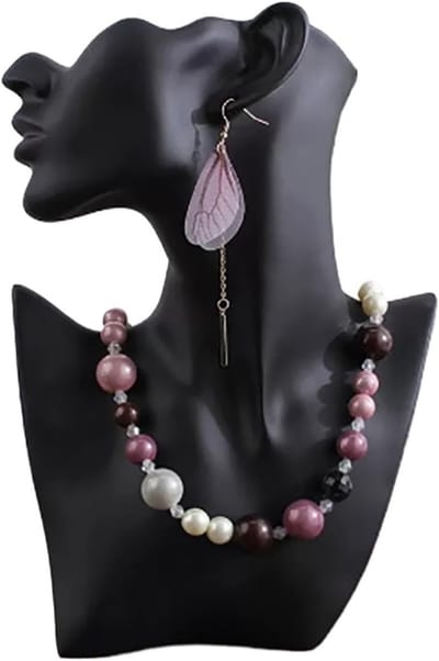 Sieraden display buste - Halsketting houder - Sieraden presenteren - Zachte fluwelen afwerking - Niet gespecificeerd - Zwart