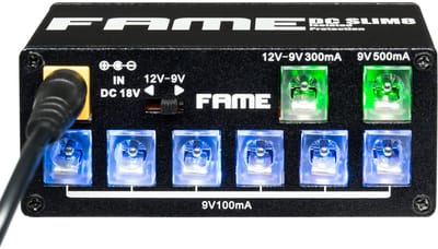 Fame DC Slim8 - Voedingseenheid voor effect-units