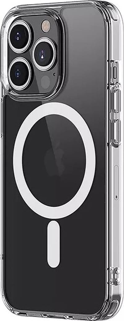 Lennexo Hoesje Geschikt Voor iPhone 15 Pro Met Magneet Ring - Siliconen Hoesje Voor Draadloos Opladen en Geschikt voor Magsafe