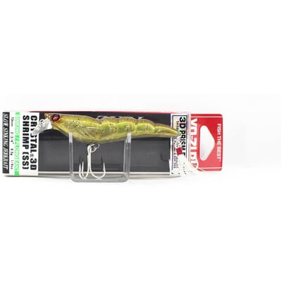 Yo Zuri 3D Crystal Shrimp 70 mm zinkend kunstaas R1161-NPGF (2554) gray