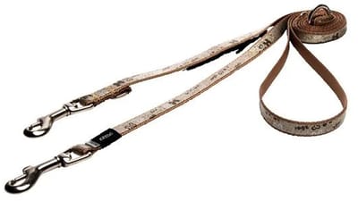Rogz Multi Purpose Trendy Brown Bones 180 cm x 12 mm