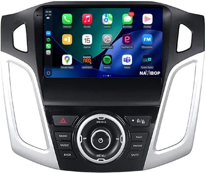 Geschikt voor Ford Focus (2011 t/m 2015) | 4+64GB 8-CORE | 9 inch Android 15.0 CarPlay autoradio | Draadloos CarPlay & Android Auto | Externe microfoon | Bluetooth & WiFi | NAVIBOP NB-4537 | Bouwjaar 2011 t/m 2015