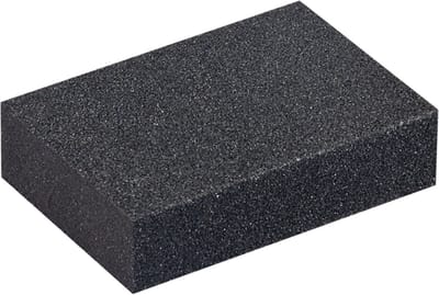 Silverline Schuim schuurblok - fijn en medium - nat en droog - 70 x 100 x 25 mm