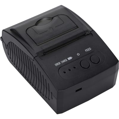 Imprimante Thermique 58mm POS Portable Transport Imprimante Thermique d'Étiquettes et de Reçus pour Android pour IOS EU Plug