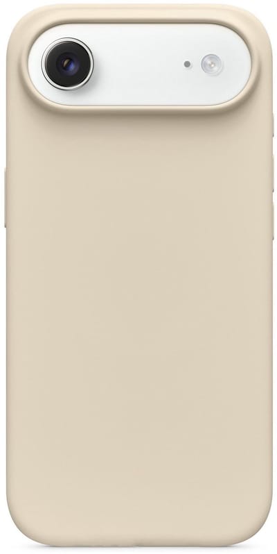Solidenz Beige Siliconen Case geschikt voor iPhone Air hoesje compatibel met MagSafe - Desert Sand