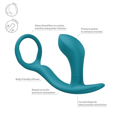 FUN FACTORY - Bootie Ring Plug Bottle Green