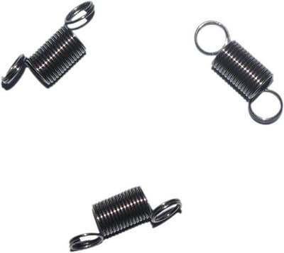 Kleine Trekveren - Mini Spiraalveren - Doe-het-zelf Projecten - Met Haken - Tot 30mm - Zilverkleurig