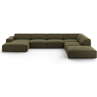 7-zits hoekbank Jodie velvet rechts | Micadoni Limited Edition