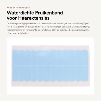 Dailygoods - Waterdichte Pruikenband voor Haarextensies 120 stuks