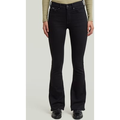 G-Star 3301 Flare Jeans Black Taglia: W28L32 | Pantaloni Outlet | Donna | Nero