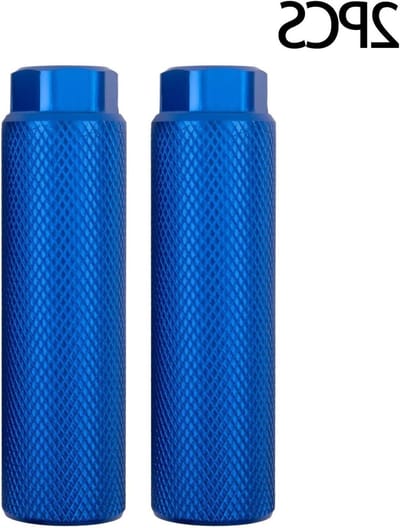 Fiets Pedaal Steunen - Voetsteunen Fiets - Buiten Fietsen - Antislip Textuur - 100 mm Lengte - Paars