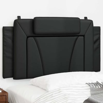 vidaXL - Hoofdbordkussen - "Viana" - 100 - cm - kunstleer - zwart
