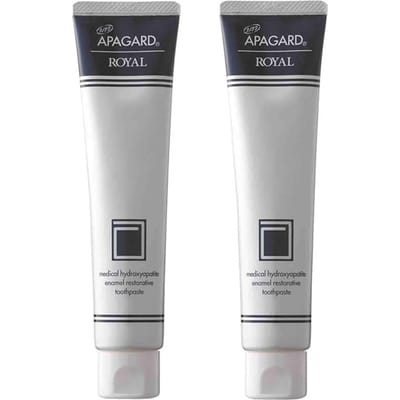 Apagard Royal Medische Tandpasta Set van 2 (135g) - Blekende mondverzorging gray