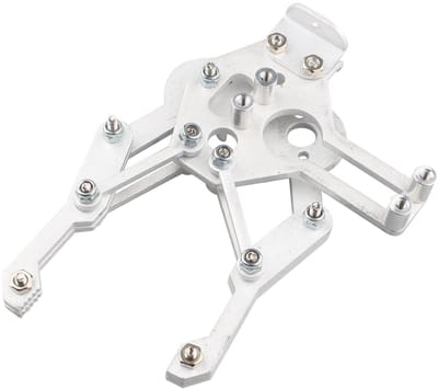 Dailygoods - Mechanische Robotarm - Aluminium Klem Klauw - Lichtgewicht en veelzijdig - Geschikt voor Arduino - Robot Kit - Voor hobbyisten en profess
