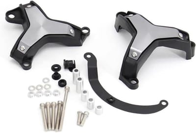 Valbescherming Motorfiets - Zijsliders Valbeschermers - Motor Beschermen - Robuust ABS Aluminium - Set van 2 stuks - Zwart