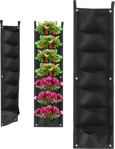 VELTRR® Verticale Moestuin - Plantenrek Tuin - Kweekzak - Waterdicht - Zwart