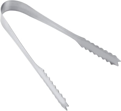 RVS Suiker- en IJslepels van 13,5 cm - Mini Serveertangen voor Feestjes, Keuken en Bar - Set van 5 Stuks