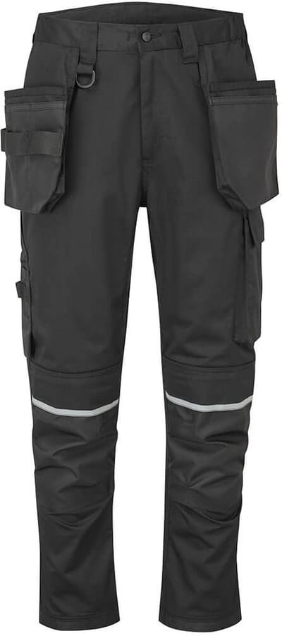 Portwest WX2 Eco Stretch Broek met holsterzakken CD845 - Zwart - 28