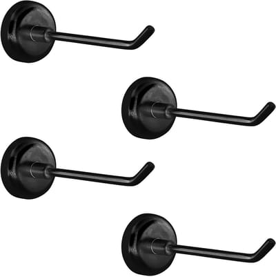 Sterke Magnetische Haakjes - Set van 4, Ideaal voor Keuken, Garage en Koelkast, Tot 3kg Belastbaar