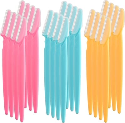 Professionele Ogenbrow Scheermes voor Mannen en Vrouwen, Gezichtsbeharing Verwijderaar, Draagbaar en Compact, 60 Stuks