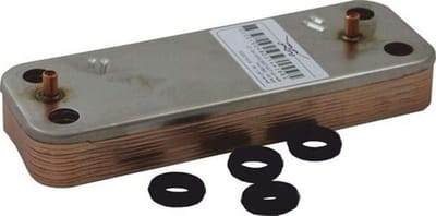 Warmtewisselaar Onderdeel - Verwarming Component - Centrale Verwarming - Origineel Reserveonderdeel - 8 x 101 x 8 cm - Zilverkleurig