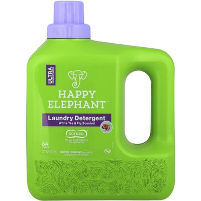 Wasmiddel, Witte Thee & Vijg, 1,89L (64 vloeibare ounces) green