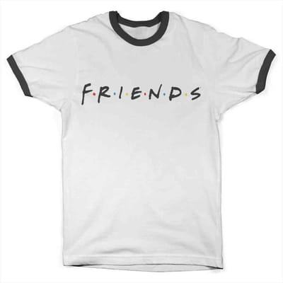 Friends Heren Tshirt -S- Logo Wit