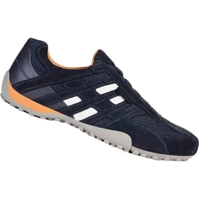 GEOX SNAKE HEREN Sneakers - MARINEBLAUW - Maat 43