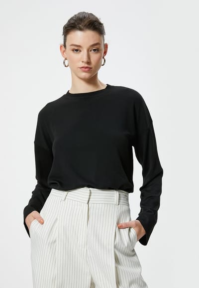Ronde kraag Normaal Sweater