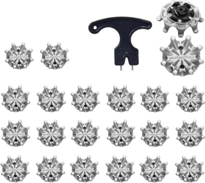 Vervangende Spikes - Golfschoen Noppen - Golfen Verbeteren - Universele Pasvorm - 20 Stuks - Zwart